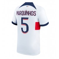 Moški Nogometni dresi Paris Saint-Germain Marquinhos #5 Gostujoči 2023-24 Kratek Rokav